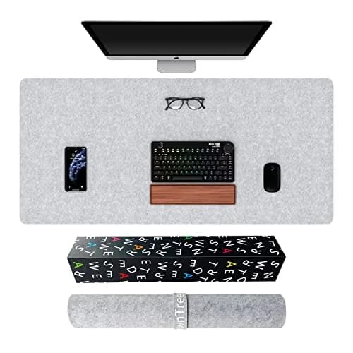 DAWNTREES Extra Large Felt Desk Mat 140x60cm (55''x23.6'') | Noise Reduction Writing Mat thumbnail 7