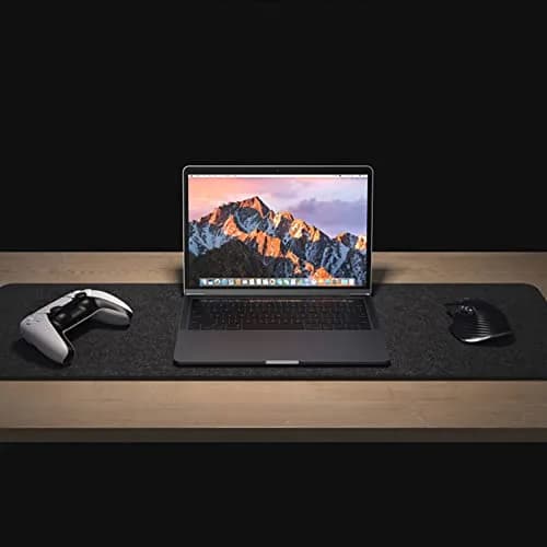 DAWNTREES Extra Large Felt Desk Mat 140x60cm (55''x23.6'') | Noise-Free Office & Smooth Mouse Glide thumbnail 5