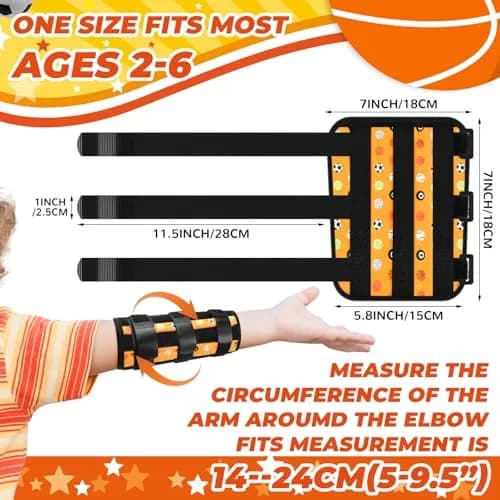 Threlaco 2 Pack Thumb Sucking Stop for Kids 4.5-8 inch Elbow Circumference | Pediatric Finger Sucking Guard thumbnail 2