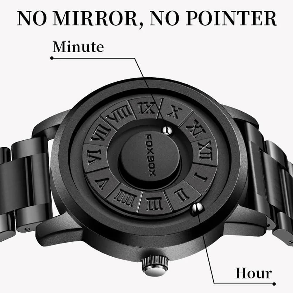 Weicam Unisex Magnetic Levitation Balls Dial Watch 42mm (1.65 inch) | Unique Roman Numerals Quartz - view 5
