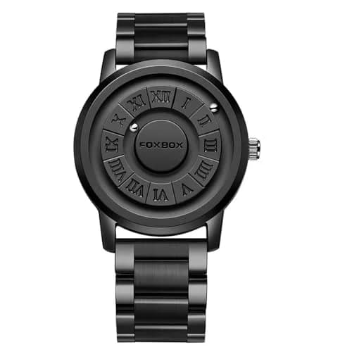 Weicam Unisex Magnetic Levitation Balls Dial Watch 42mm (1.65 inch) | Unique Roman Numerals Quartz thumbnail 1