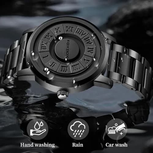 Weicam Unisex Magnetic Levitation Balls Dial Watch 42mm (1.65 inch) | Unique Roman Numerals Quartz thumbnail 9