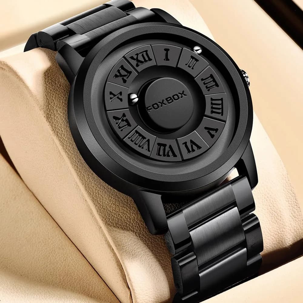 Weicam Unisex Magnetic Levitation Balls Dial Watch 42mm (1.65 inch) | Unique Roman Numerals Quartz - view 2