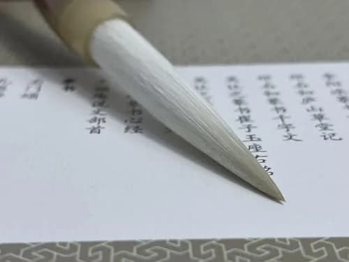 Easyou Hu Brush Chinese Calligraphy Brush Pure Refined Goat Hair 1.05cm D x 6cm L | Professional Sumi Drawing Brush thumbnail 4