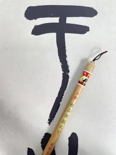 Easyou Hu Brush Chinese Calligraphy Brush Pure Refined Goat Hair 1.05cm D x 6cm L | Professional Sumi Drawing Brush thumbnail 6