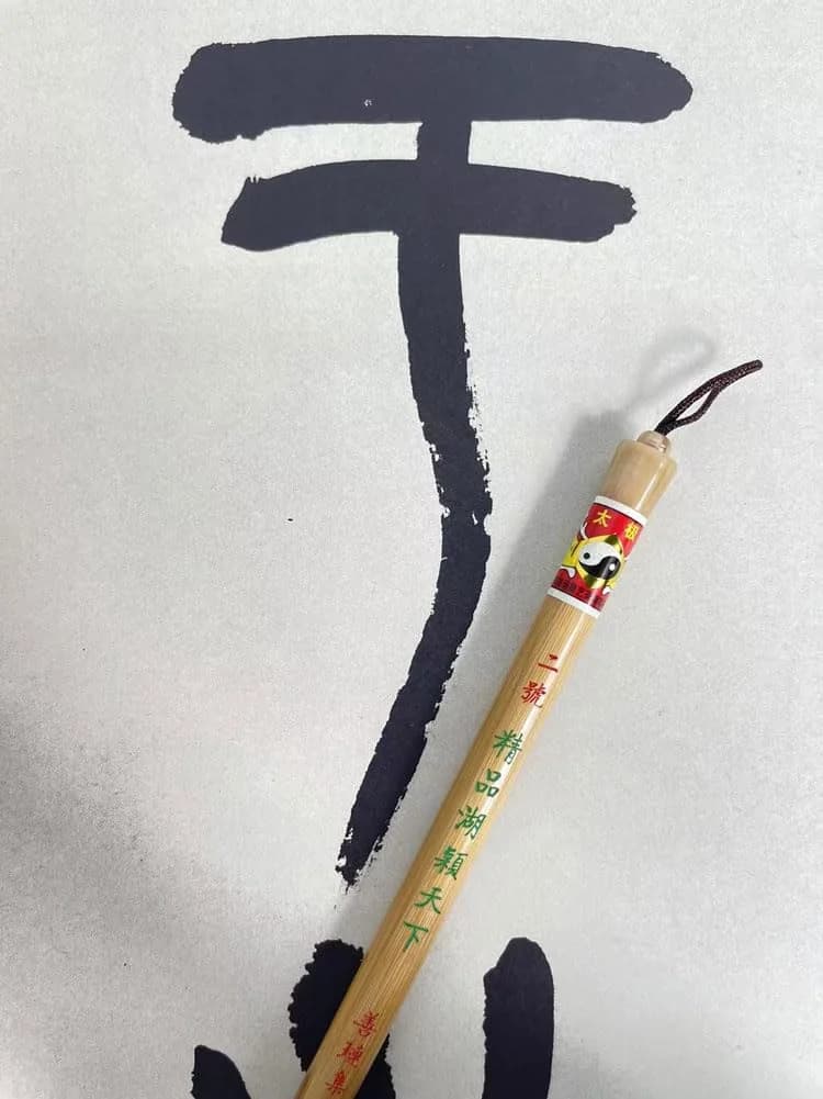 Easyou Hu Brush Chinese Calligraphy Brush Pure Refined Goat Hair 1.05cm D x 6cm L | Professional Sumi Drawing Brush - view 6