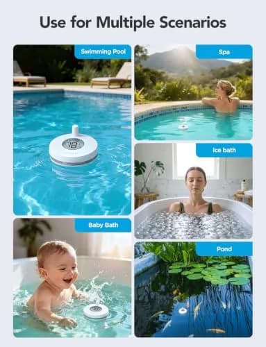 GoveeLife WiFi Pool Thermometer P1 Wireless, Water Thermometer 20 cm (7.9 in) | Real-time Temperature Monitoring thumbnail 6