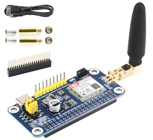 Wonrabai SIM7028 NB-IoT HAT for Raspberry Pi 5/4B/3B+/2B/Zero/Zero 2W | Global Band NB-IoT Support thumbnail 1