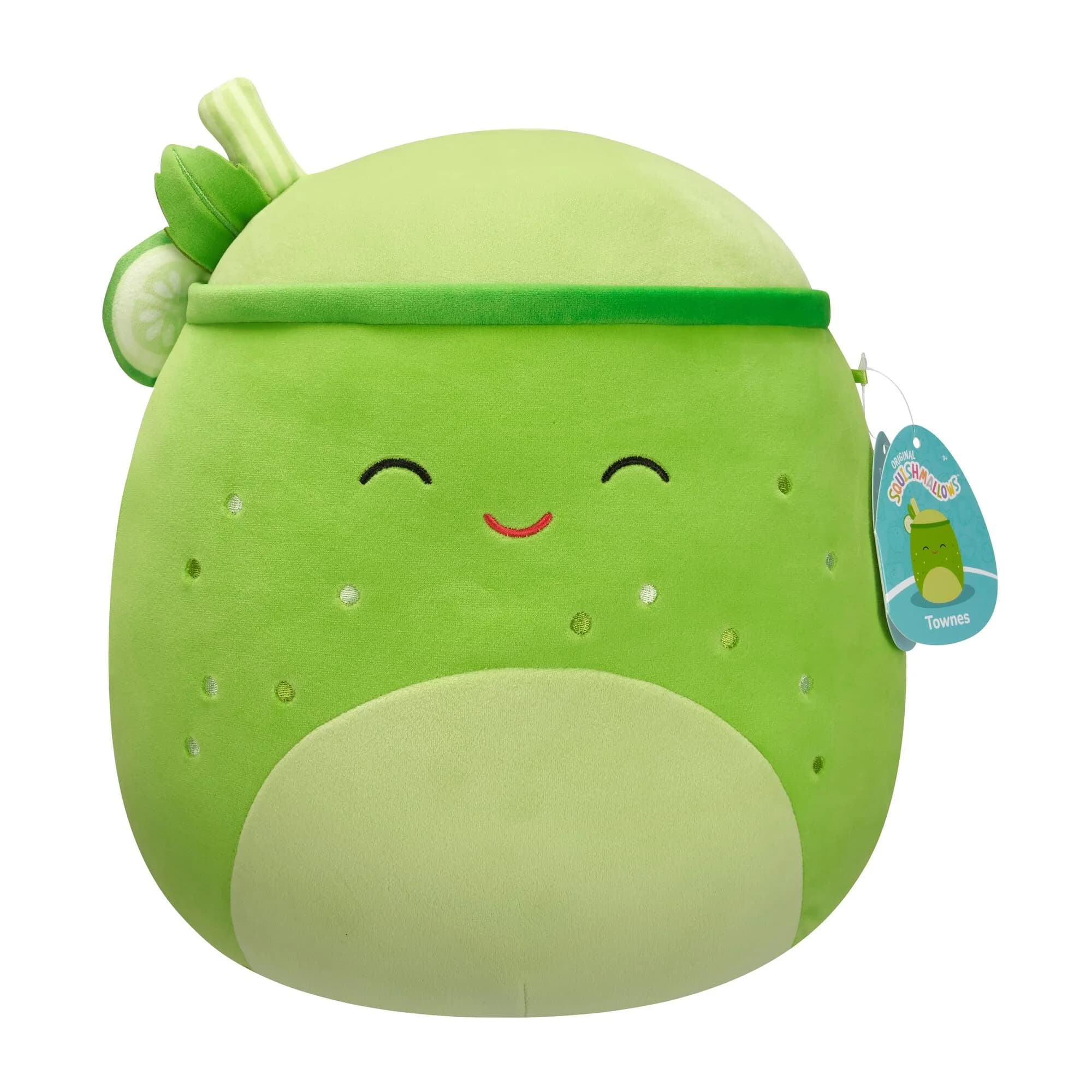 Squishmallows Soft Toy Townes Green Juice 30 cm | Super Soft Plush for Kids & Collectors