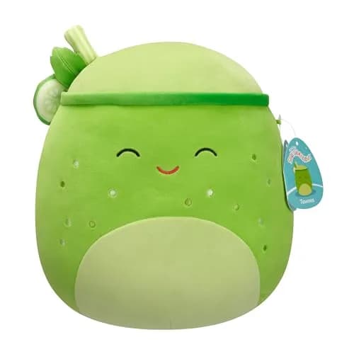 Squishmallows Soft Toy Townes Green Juice 30 cm | Super Soft Plush for Kids & Collectors thumbnail 1