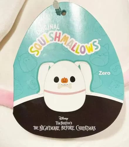 Squishmallows Zero The Dog Plush 8 Inches | Nightmare Before Christmas Official Collectible thumbnail 4
