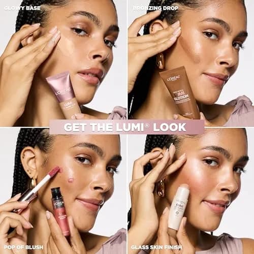 L'Oréal Paris True Match Lumi Glotion Light and Fair Bundle 1.35 Fl Oz (40 ml) | Radiant Glow Enhancer thumbnail 8