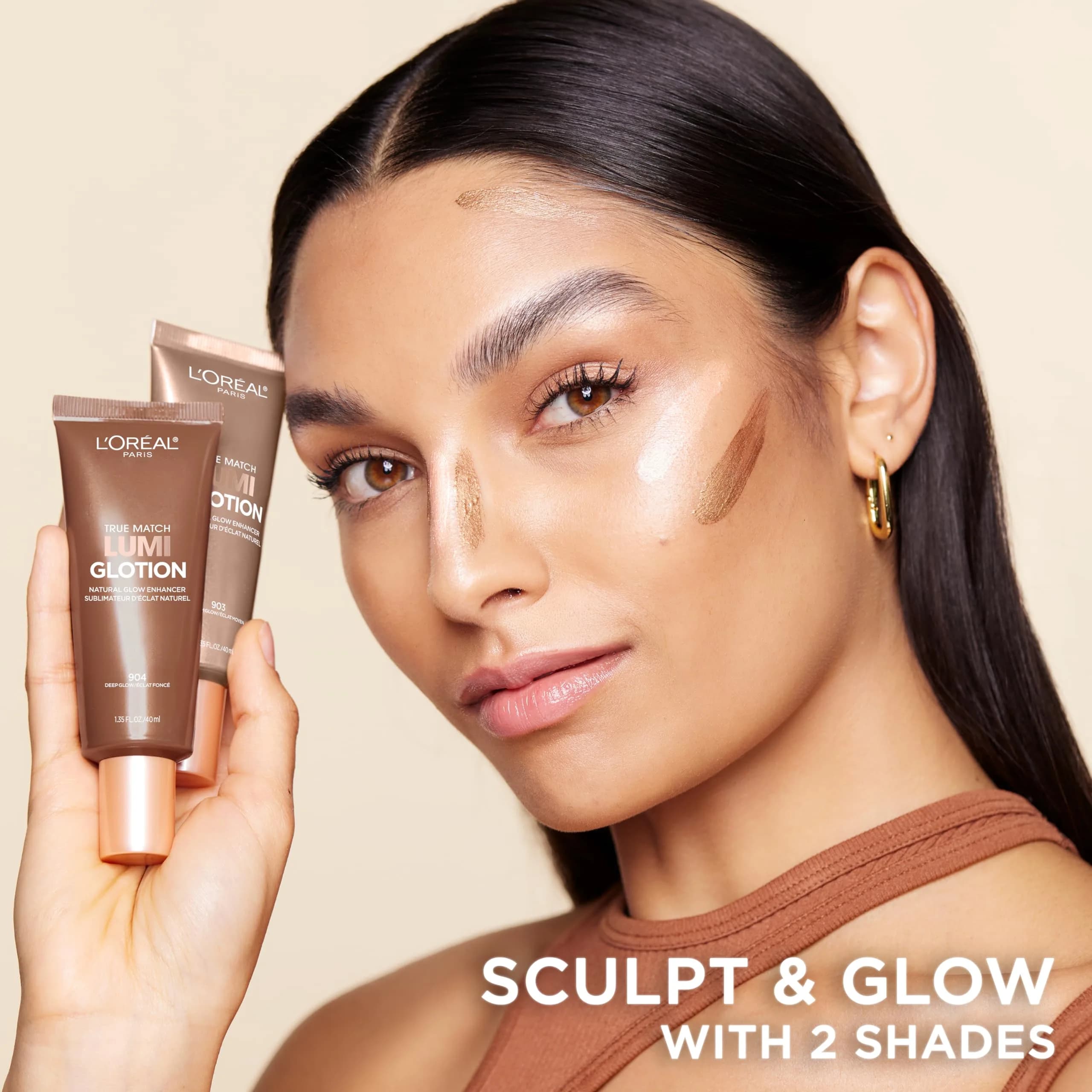 L'Oréal Paris True Match Lumi Glotion Light and Fair Bundle 1.35 Fl Oz (40 ml) | Radiant Glow Enhancer - view 2