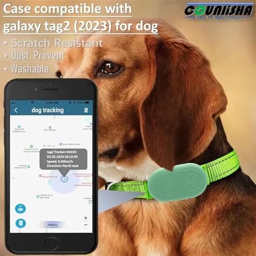 Counlisha Silicone Holder for Galaxy SmartTag2 2023 | Waterproof, Dustproof, Shockproof for Dog Collar (4 Packs) thumbnail 4