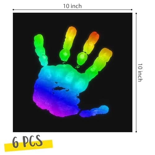 Spakon Heat Sensitive Sheets 6 x 6 Inch (15 x 15 cm) | Color Changing Liquid Crystal Science Experiment Material thumbnail 2