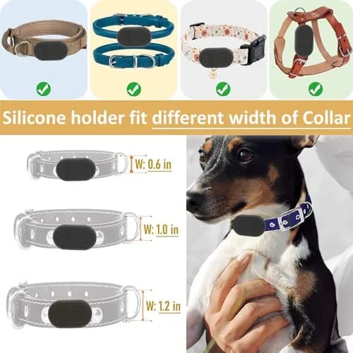 Counlisha Silicone Holder for Samsung Galaxy SmartTag2 | Waterproof, Shockproof, Dustproof (Black, 2 Packs) thumbnail 7