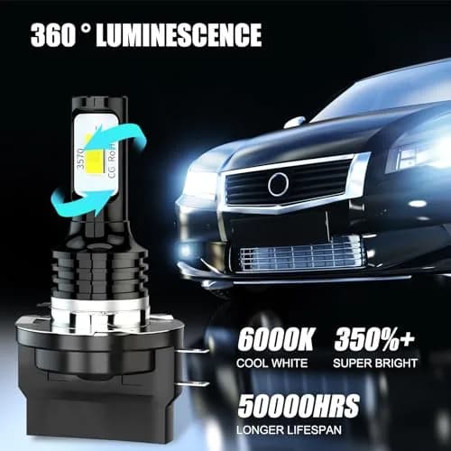 Yumfugu 2 PCS H11B Fog Light Bulbs 6000K | Super Bright 4000LM, Plug & Play, Universal for Most Cars thumbnail 7