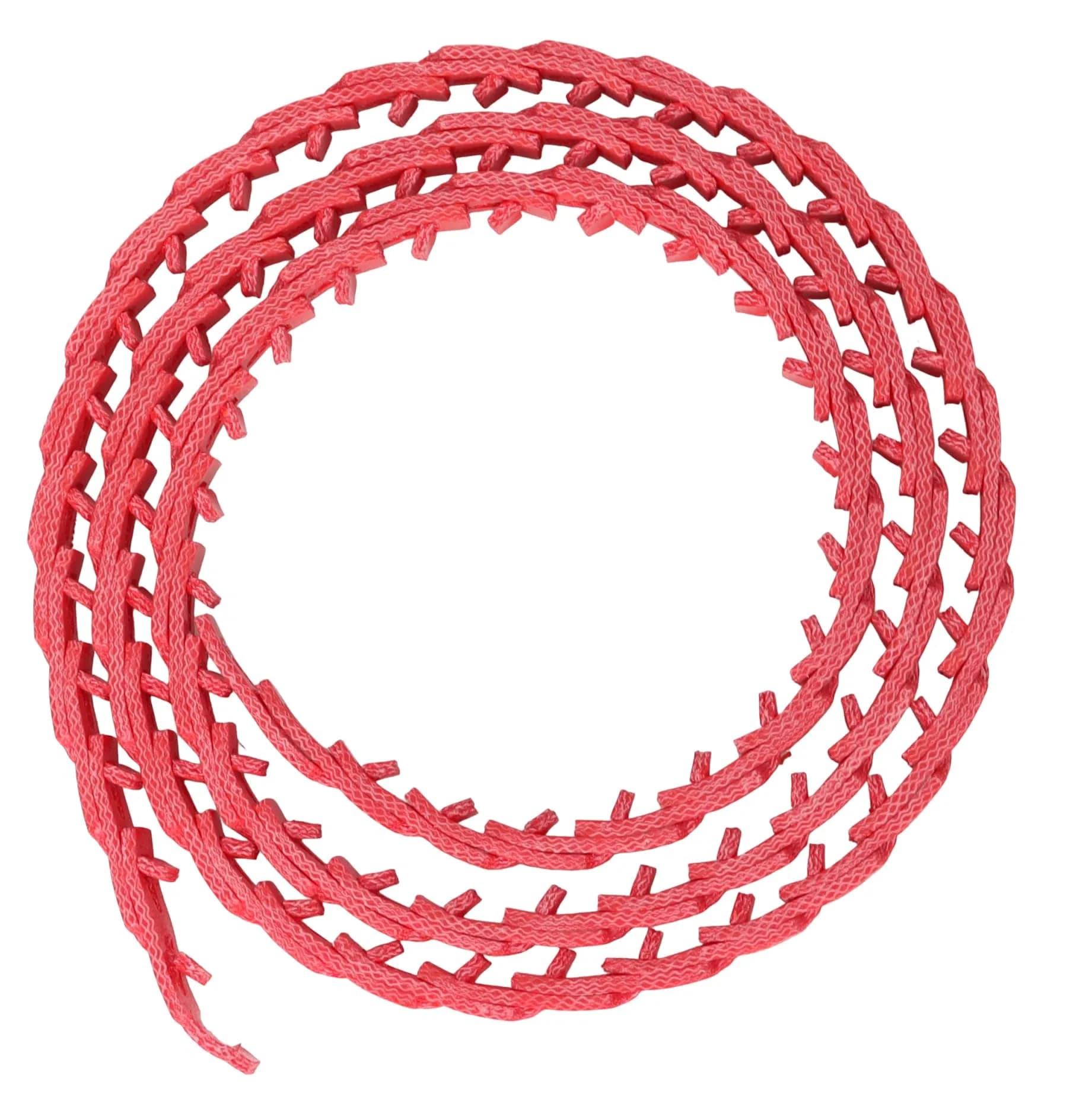 Poweka Adjustable Link V-Belt 1/2-Inch x 10 Feet (15.24 cm x 3.05 m) | Easy Install, Low Vibration, High Strength — Red