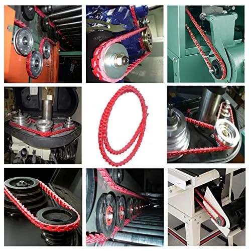 Poweka Adjustable Link V-Belt 1/2-Inch x 10 Feet (15.24 cm x 3.05 m) | Easy Install, Low Vibration, High Strength thumbnail 7