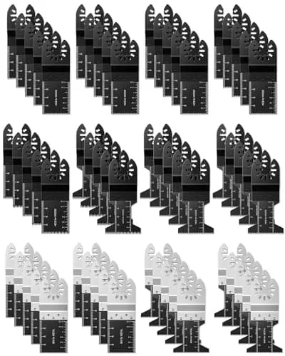 GORWARE 60PCS Oscillating Saw Blades | Bi-Metal Quick Release Multitool Blades for Wood & Metal thumbnail 1