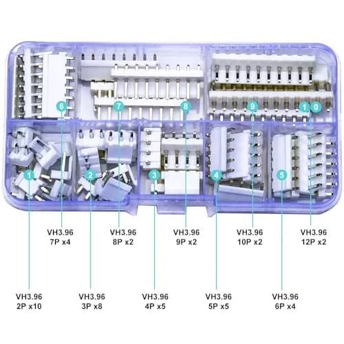 Kidisoii JST Connector Kit, VH3.96 DIP Header 2/3/4/5/6/7/8/9/10/12Pin | DIY IC Socket Adapter thumbnail 2