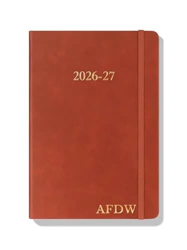 Wykeham's Executive 2026-27 Daily Journal Planner – Customization Available – July 2026 to June 2027 (Personalized Brown, 8.5"×5.5") thumbnail 4