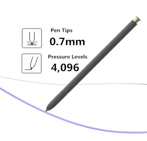 Bimahoo Galaxy S24 Ultra S Pen Replacement with Bluetooth | 4096 Pressure Levels, Black thumbnail 3