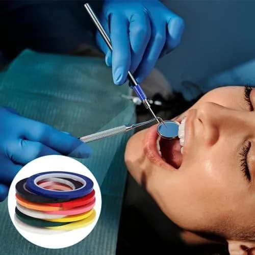 PEUTIER Autoclave Indicator Tape 6mm x 66m | 10 Color Rolls for Surgical & Dental Instruments thumbnail 7