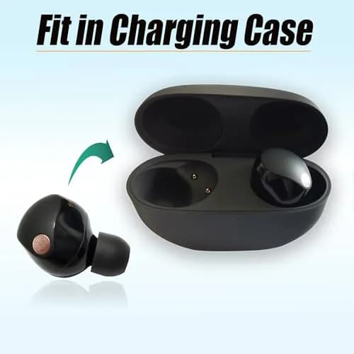 Mijusun Memory Foam XS Earbud Tips for Sony WF-1000XM5 | 3 Pairs with Filter Screen & Storage Box thumbnail 4