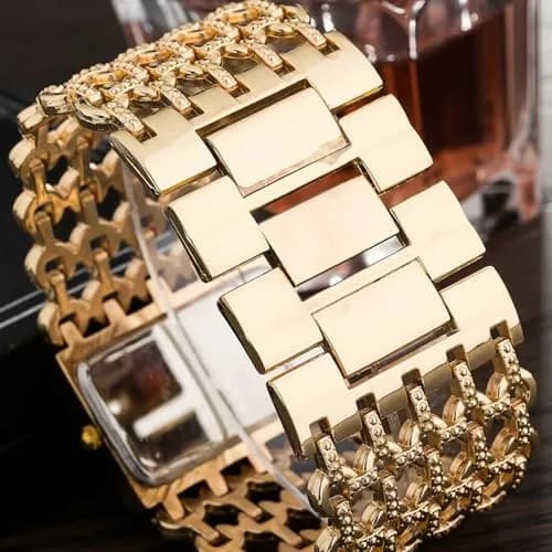SENRUD Women's Quartz Watch Luxury Rectangular Case Analog Bracelet Watch 37mm (1.46 in) | Elegant Fashion Timepiece thumbnail 6