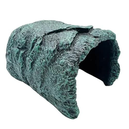 Tfwadmx Reptile Rock Hide Cave Large | Realistic Rock Texture for Small Reptiles & Pocket Pets thumbnail 1