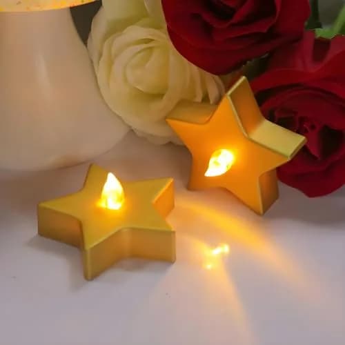 Fchil Star Silicone Mold for Chocolate, Candy, Soap, Ice Cubes 21.9 cm (8.7 in) | Food-Grade BPA-Free Multi-Use Baking Mold thumbnail 7
