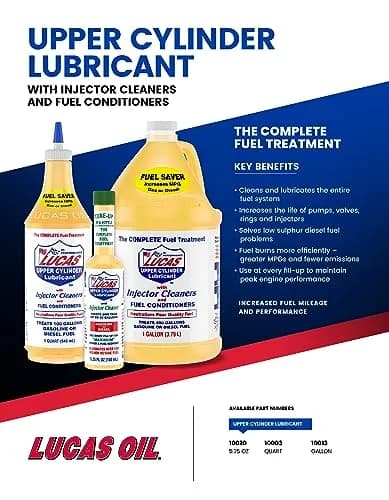 Lucas Oil Fuel Treatment 1 Quart (946ml) | Pack of 2 | Cleans & Lubricates Fuel System thumbnail 4