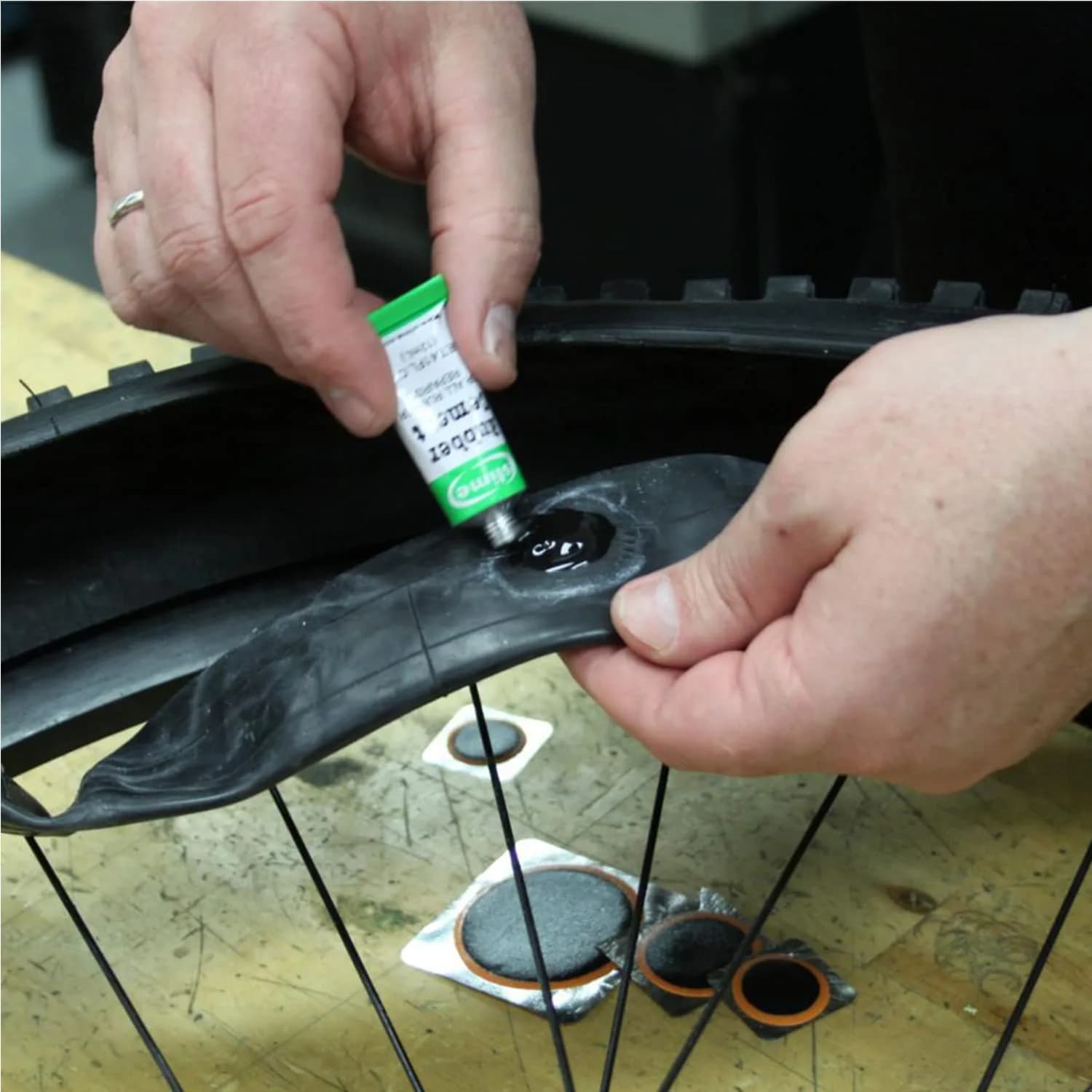Slime 7-Piece Rubber Patch Kit with Glue, 2-Pack | Bike & Inflatable Puncture Repair - view 4