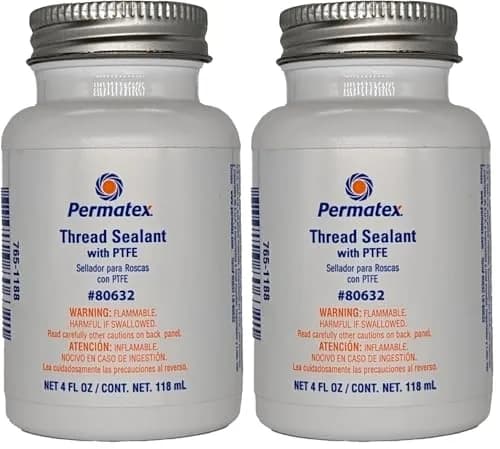 Permatex White 4 oz (118ml) Thread Sealant with PTFE | Pack of 2 thumbnail 1