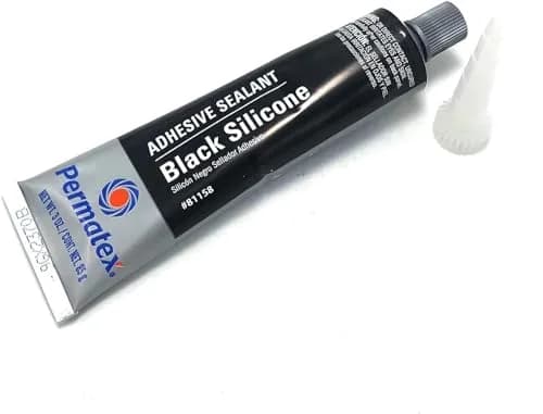 Permatex Black Silicone Adhesive Sealant 3 oz. Tube (177ml / 6 oz. Pack of 2) | Bonds, Seals, and Repairs Glass, Metal, Plastic, and More thumbnail 7