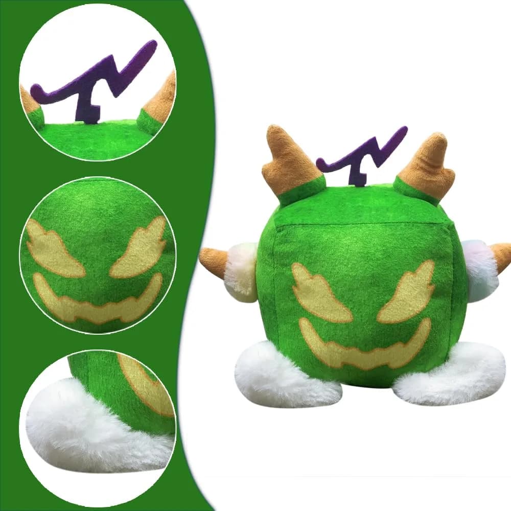 Zenitsu Dragon Blox Fruits Plush Toy Pillow 2.54cm (2 inches) | Video Game Character Stuffed Toy - view 2