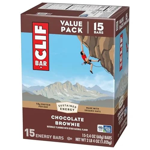 CLIF BAR Chocolate Brownie Protein Energy Bars 15ct (510g / 18oz) | Sustained Energy for Active Bodies thumbnail 9