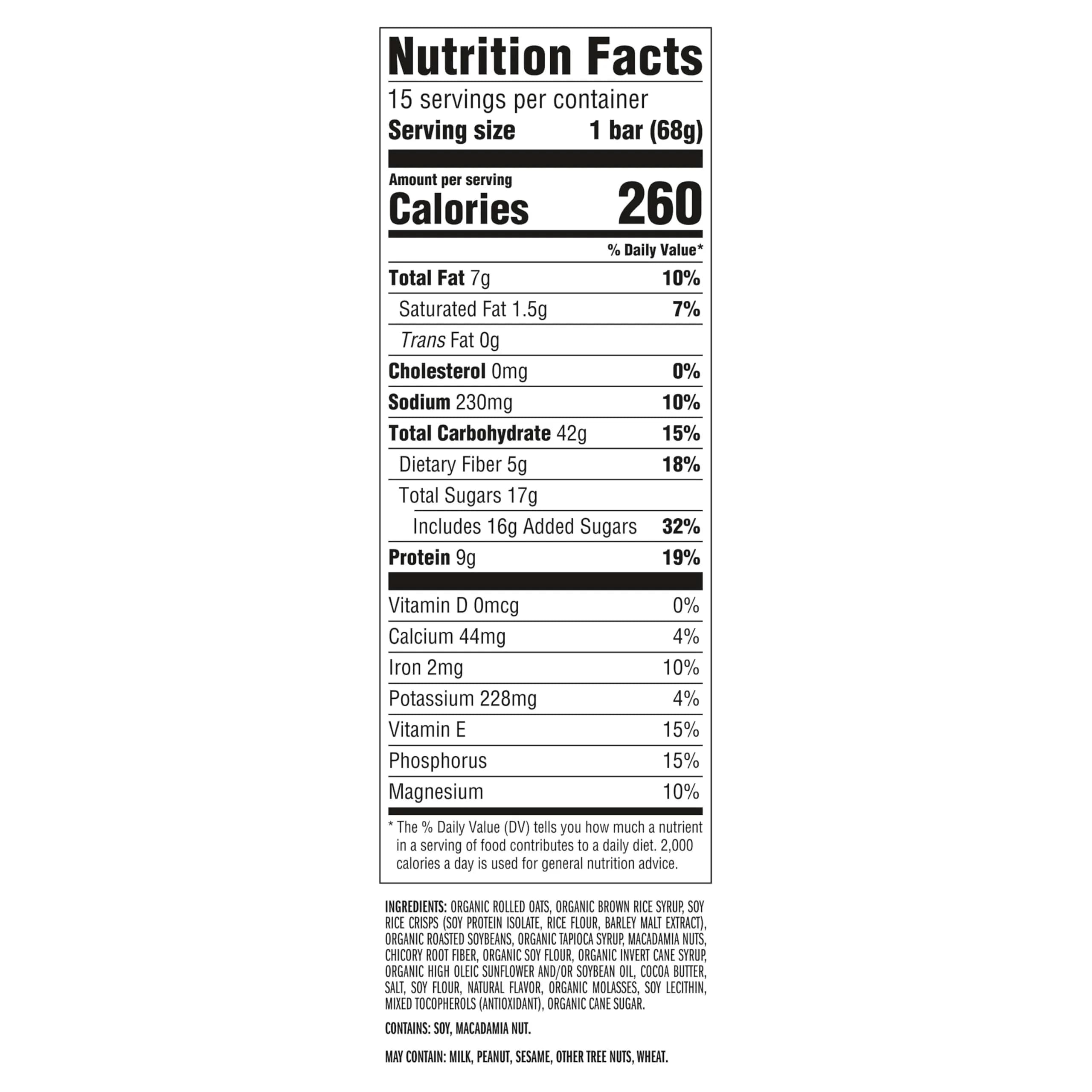 CLIF BAR Protein Energy Bars White Chocolate Macadamia Nut 15ct (36oz/1021g) | Sustained Energy for Active Bodies - view 6