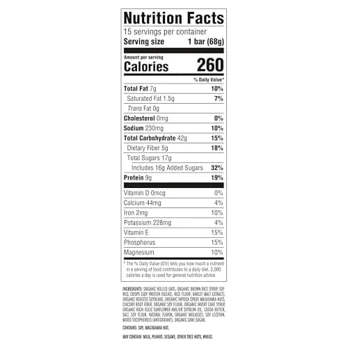 CLIF BAR Protein Energy Bars White Chocolate Macadamia Nut 15ct (36oz/1021g) | Sustained Energy for Active Bodies thumbnail 6