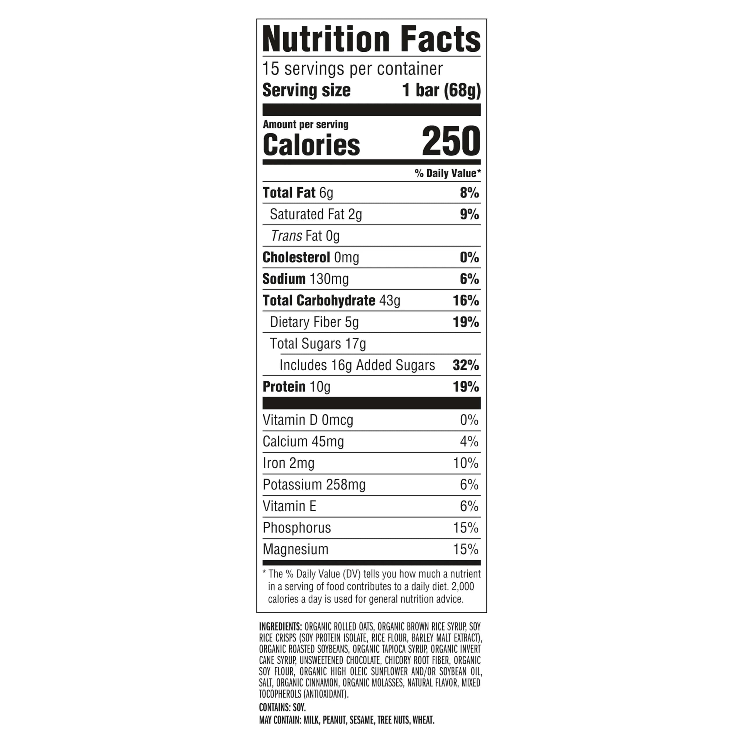 CLIF BAR Chocolate Chip Protein Energy Bars 15ct (36oz / 1020g) | High Protein Snack for Active Lifestyles - view 6