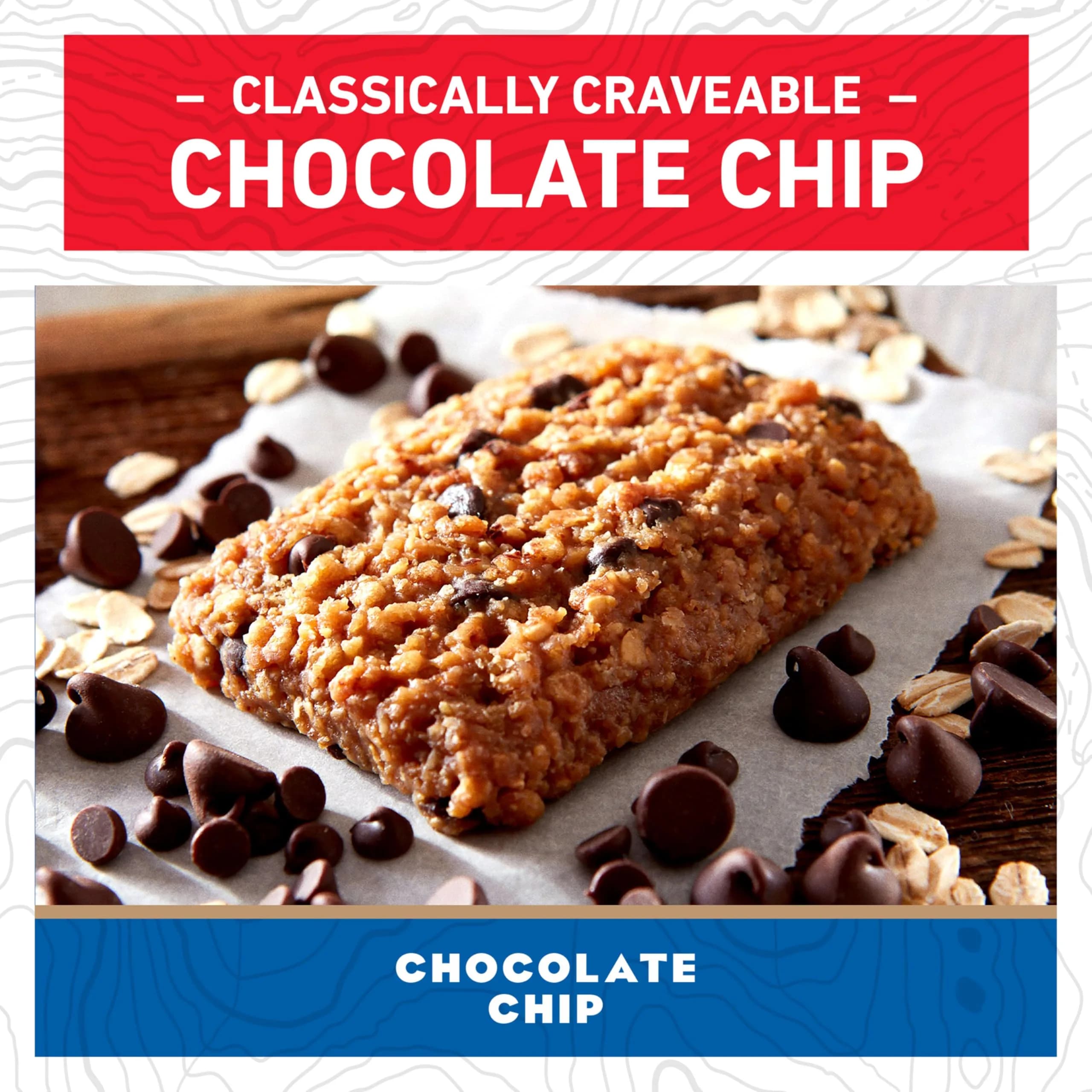CLIF BAR Chocolate Chip Protein Energy Bars 15ct (36oz / 1020g) | High Protein Snack for Active Lifestyles - view 3