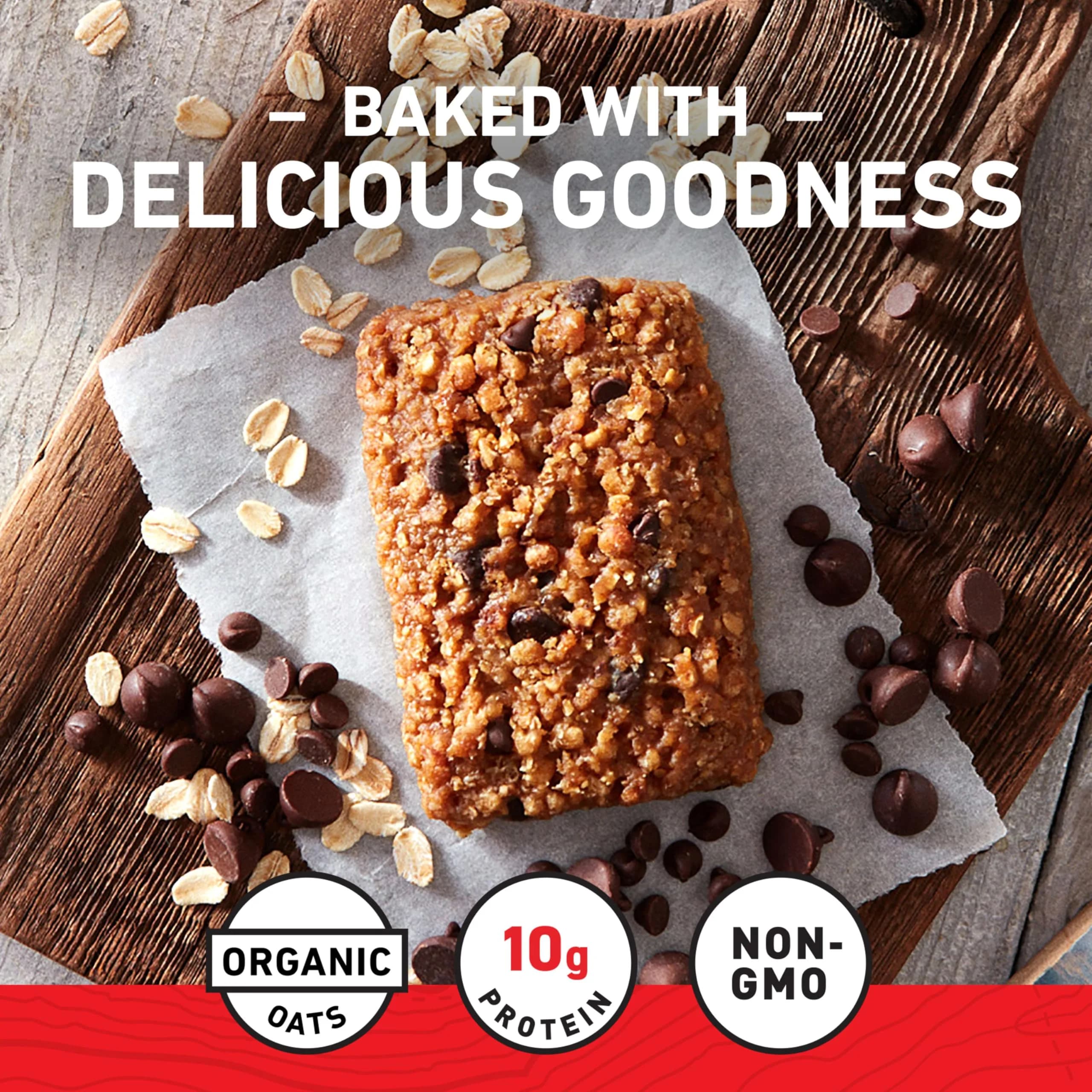 CLIF BAR Chocolate Chip Protein Energy Bars 15ct (36oz / 1020g) | High Protein Snack for Active Lifestyles - view 4