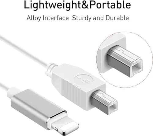 MeloAudio Lightning to MIDI Cable 2m (6.6ft) | Stable & Durable USB 2.0 OTG for iOS Music Instruments thumbnail 5