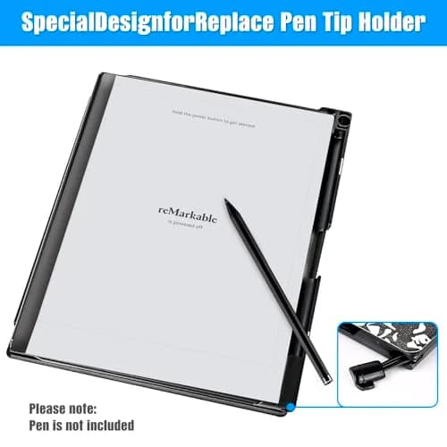 QIOFEARTH Case for Remarkable 2 Paper Tablet 10.3" 2020 Released | Slim Lightweight & Hard Back Shell with Pen Holder thumbnail 5