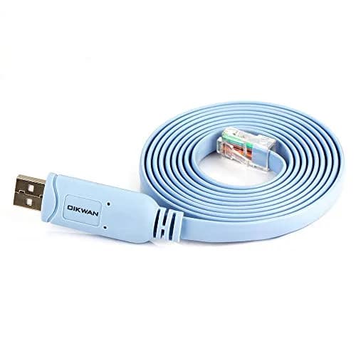 OIKWAN USB to RJ45 Console Cable 6 ft 2 Pack | Essential Tool for Network Device Configuration thumbnail 7