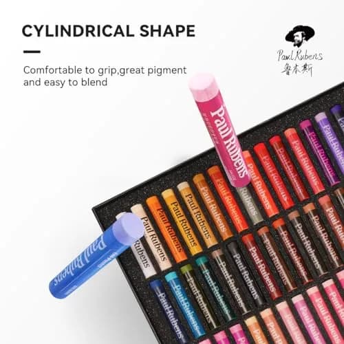 Paul Rubens Oil Pastels for Artists, 72 Floral Colors Soft Oil Pastel Set | Vibrant and Creamy Art Supplies thumbnail 7