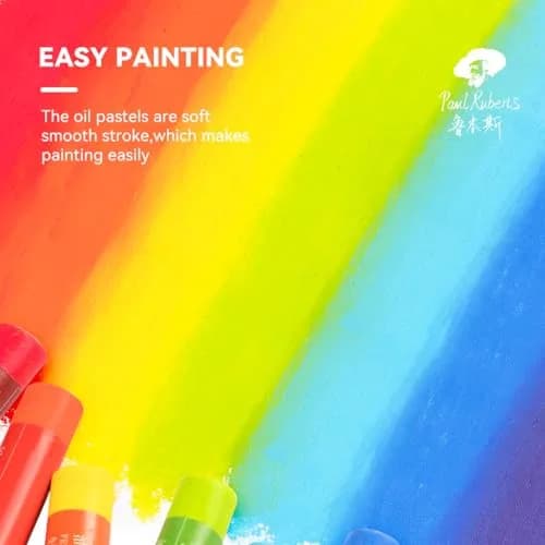 Paul Rubens Soft Oil Pastels 51 Count (70 mm x 12 mm) | Vibrant Colors for Artists & Students thumbnail 2