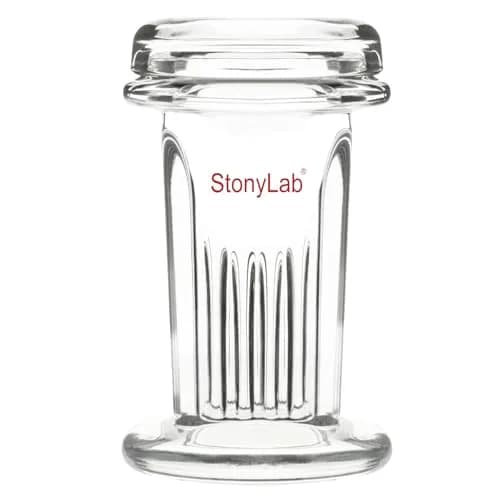 stonylab TLC Developing Tank Borosilicate Glass Small TLC Chamber | Lab Equipment for Thin Layer Chromatography thumbnail 1