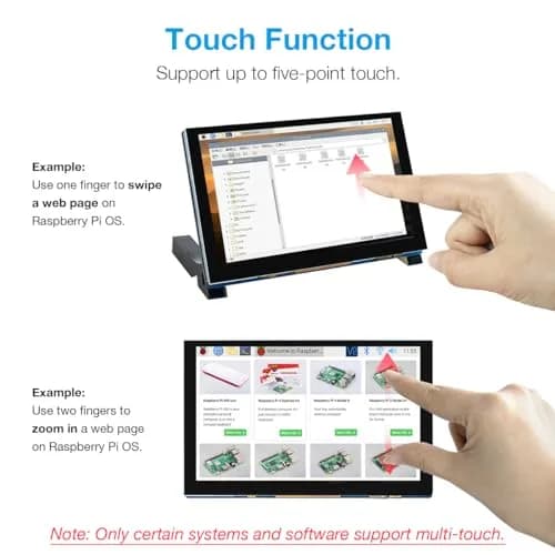 Hosyond 5-inch IPS MIPI DSI Touchscreen Display 800x480 | Compatible with Raspberry Pi 5/4/3 thumbnail 6